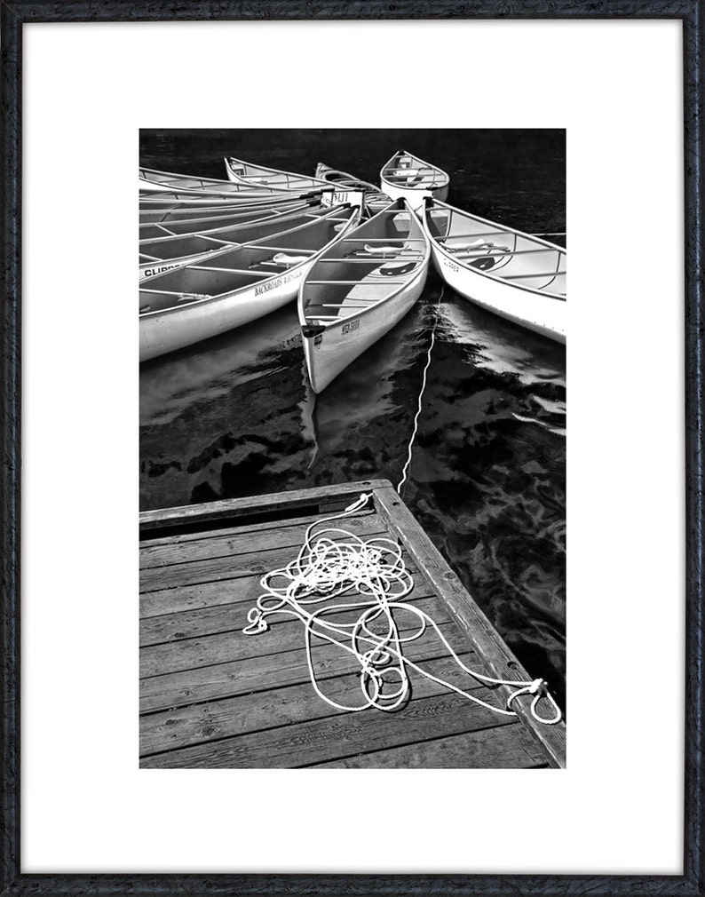 Lake Canoes Docked Canoes Rental Canoe Lost Lake Whistler Etsy