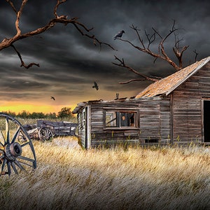 Abandoned Farm Photograph: Rural Americana Decor