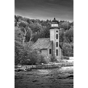 Grand Island Lighthouse Print: Pictured Rocks National Lakeshore, Michigan