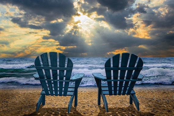 Adirondack chair on beach sale