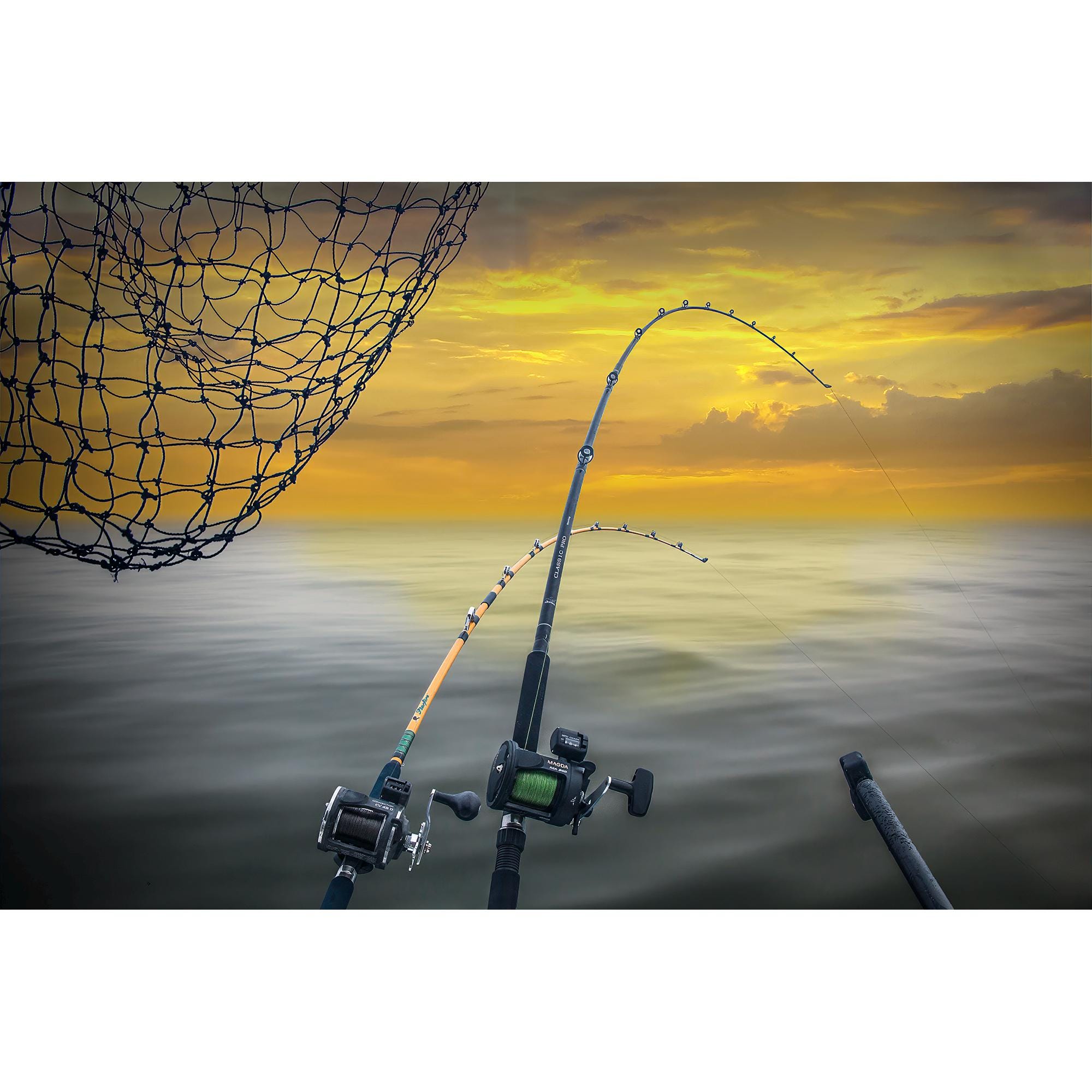 Plomb De Pêche 10 Lbs – Downrigger Vintage – Aileron Noir – Occasion