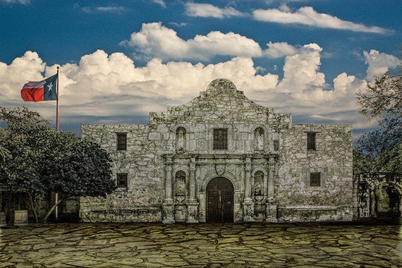 Texas Alamo Wrapped In A Rustic Texas Flag Texas Alamo Wrapped In A Rustic Texas Flag