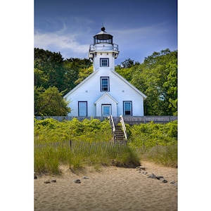 Old Mission Point Lighthouse Photograph: Grand Traverse Bay Seascape