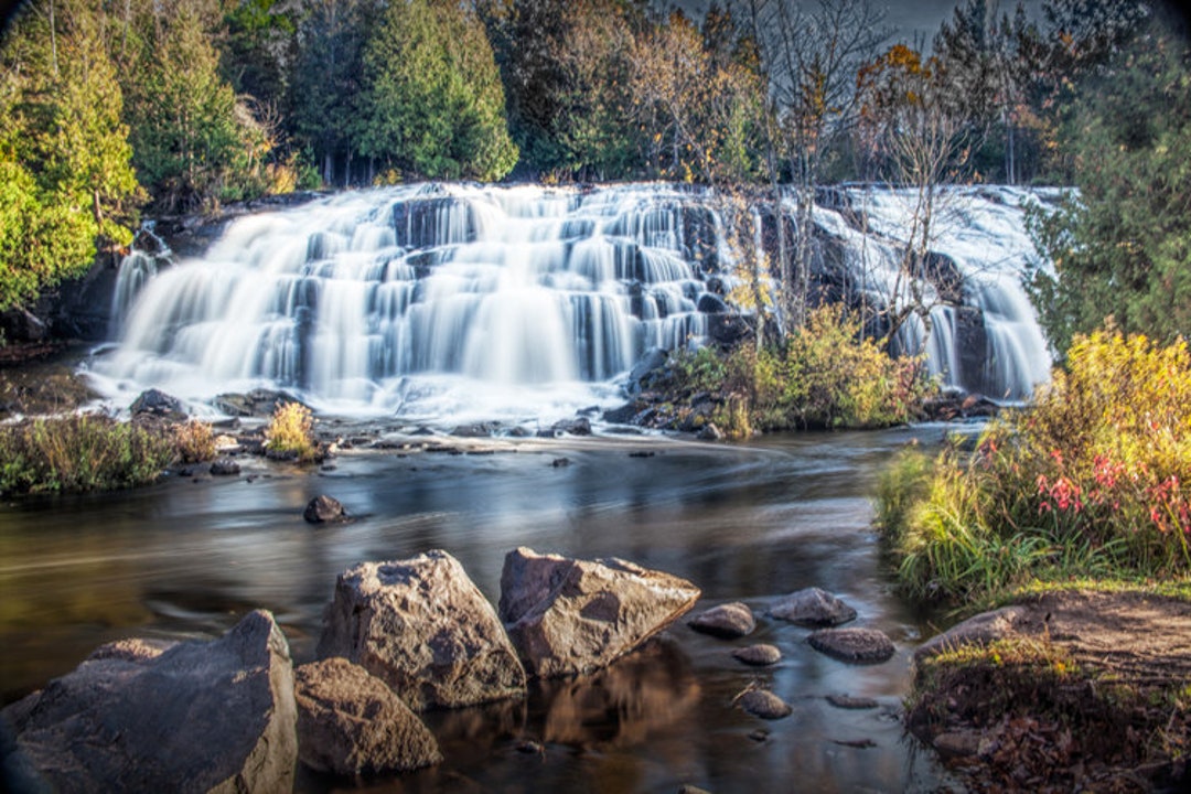 Bond Falls, Michigan Water Fall, Ontonagon River, Upper Peninsula