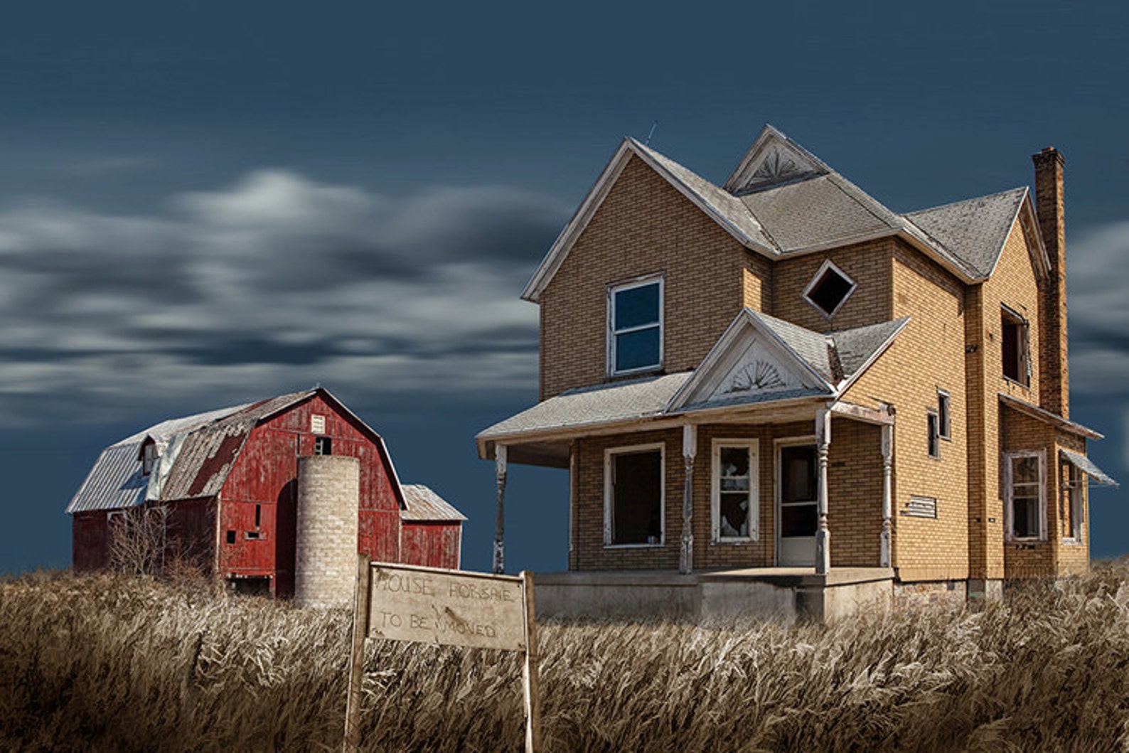 Abandoned Farm Farm for Sale Farm House Red Barn Michigan Etsy