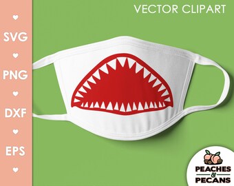 Download Shark teeth dxf | Etsy