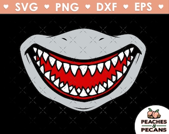 Download Shark Mouth Svg Etsy