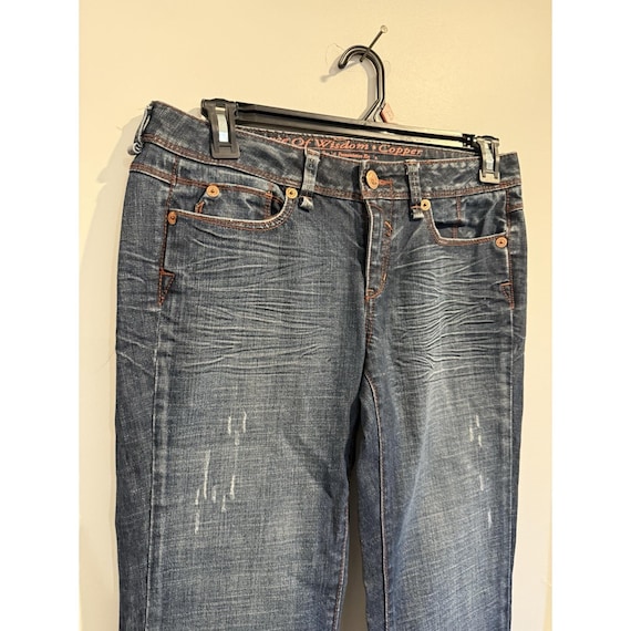 Source of Wisdom Copper Woman's Distressed Jeans … - image 3