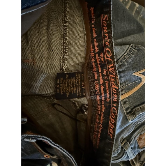 Source of Wisdom Copper Woman's Distressed Jeans … - image 11