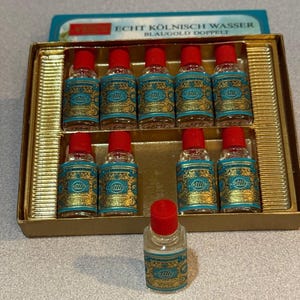 Schmitz No 4711 orignal mini eau de Cologne Set of 10 Echt Kolnisch Wasser