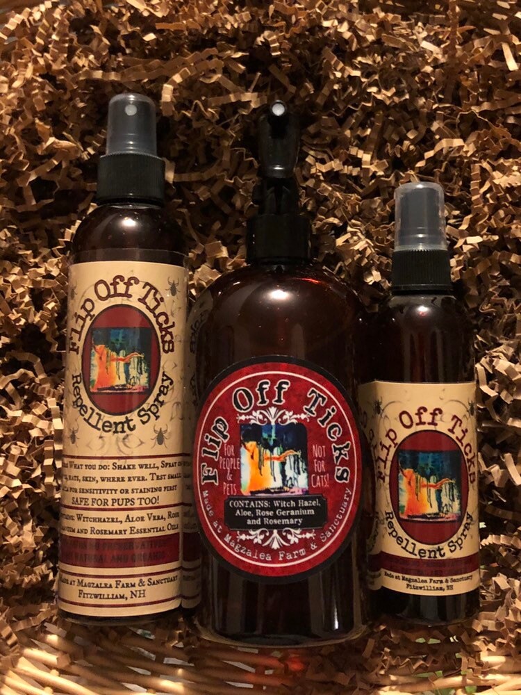 Flip Off Ticks- All Natural, Rose Geranium Blend, Tick Repellent