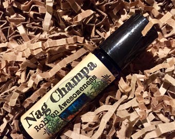 Nag Champa 10ml roll on perfume oil, vegan