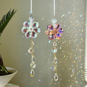 Crystal Suncatcher, Prism Light Catcher, Suncatcher, Prism Sun Catcher , Rainbow Maker, Gift For Girlfriend, Mother&#39;s Day Gift, Sun Catcher