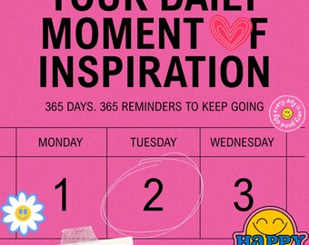 Calendrier inspirant. 365 rappels pour continuer