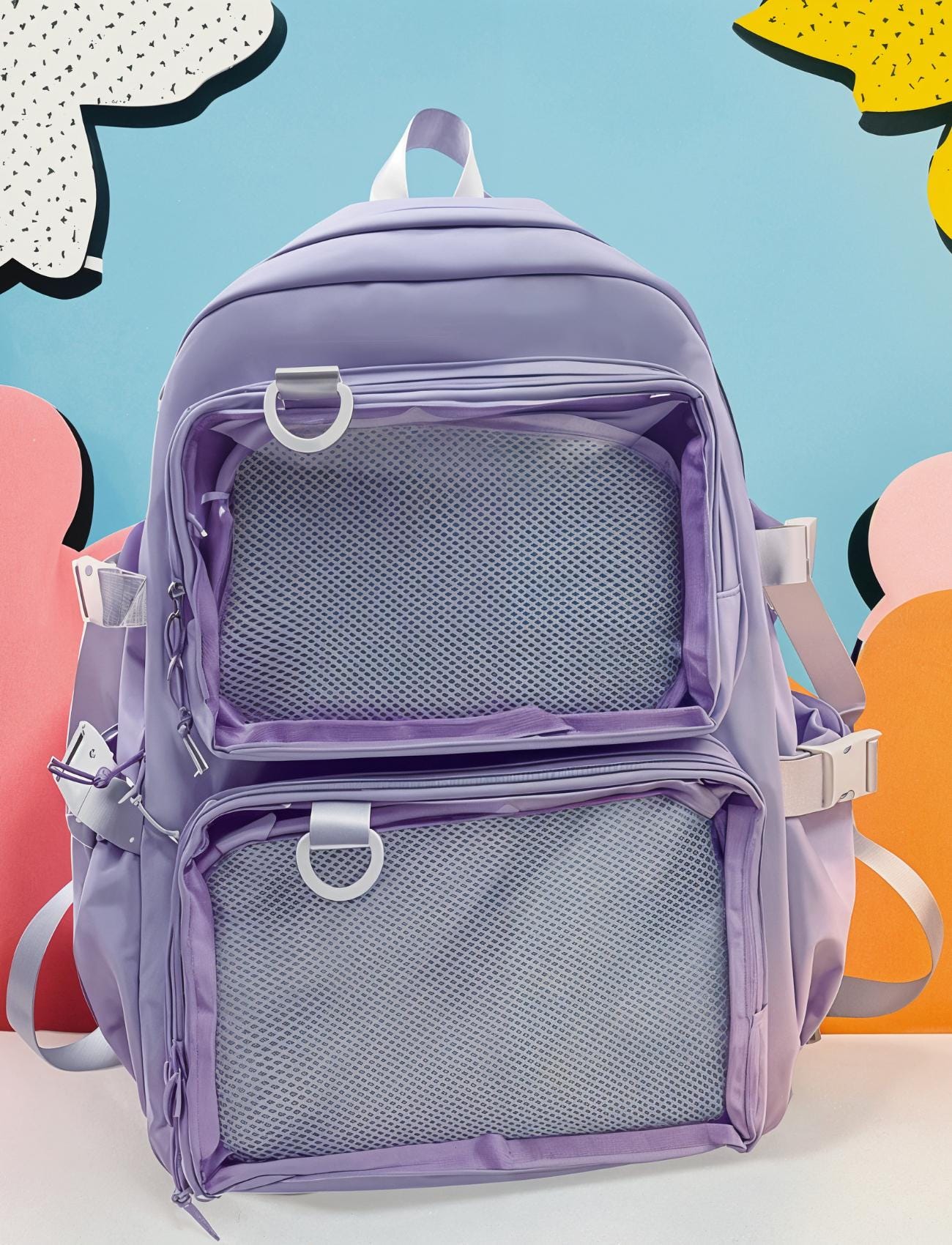 Ita Backpack: Kawaii Anime Pin Display Bag - Etsy