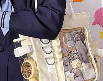 Ita-väska: Anime Pin Display Messenger-väska