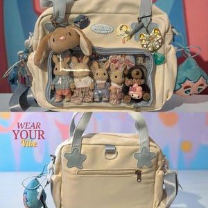 Ita Bag, Crossbody Bag, Ita Bags, Anime Ita Bag, Pin Display Bag, Window Bag, Itabag, Pin Trading, Gift For Her