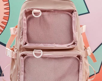 Ita Rucksack: Kawaii Anime Pin Display Tasche