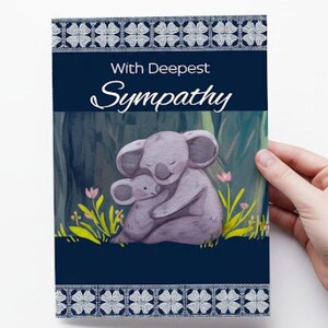 Modèle de carte de sympathie