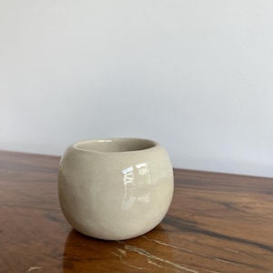 Handmade Ceramic Beige Cup