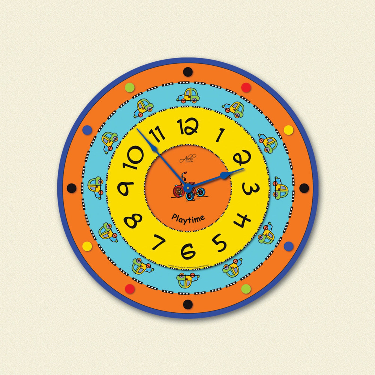 Kids Wall Clock. Children Wall Clock. Kids Room Decor. Etsy