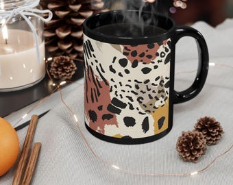 Leopard Print Mug, 15oz - Stylish Coffee Cup for Animal Print Lovers,  Safari Theme Mug, Wild Animal Gift, Jungle Print Tea Cup, Leopard - Etsy