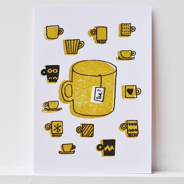Tea - Limited Edition Gocco Print