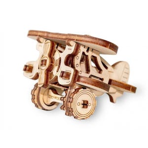 Eco Wood Art Plane – 3D Wooden Aircraft Puzzle Model Kit DIY