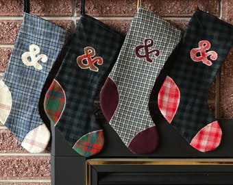 4 Small Stockings Christmas Set Ampersand A Perfect Set