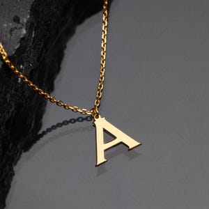 Collar con letras personalizado, joyería personalizable, collar unisex, collar con letras, joyería con letras, regalo de aniversario, regalo de cumpleaños