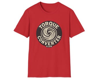 Torque Converter Club T-Shirt, Transmission Mechanics Tee, Gearhead Gift, Car Enthusiast Shirt, Mechanic Apparel