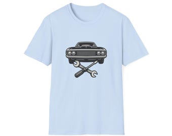 Vintage Car Mechanic T-Shirt, Automotive Gift
