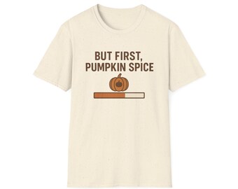 Camiseta divertida de calabaza y especias: camiseta para amantes del café otoñal