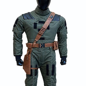 Mandalorian Din djarin cosplay Beskar Din Djarin Custom| Bounty hunter outfit| Starwars Suit| Cosplay costume with mando leather belt