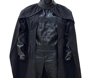 Darth Vader Cosplay Costume For Men Full Custom Suit With Cape & Robe Star Wars Sith Lord Outfit Dark Side Bounty Hunter Outfit