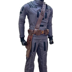 Mandalorian Din djarin cosplay Beskar Din Djarin Custom| Bounty hunter outfit| Starwars Suit| Cosplay costume with mando belt