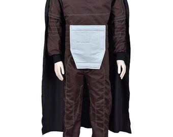 Tuta da volo mandaloriana Din Djarin Cosplay personalizzato Star Wars Bounty Hunter Cosplay Costume Beskar Din Djarin-Inspired 5-Piece Outfit