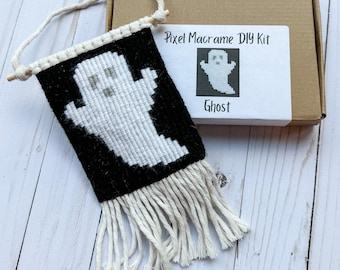 Ghost Pixel Macrame DIY Craft Kit Small