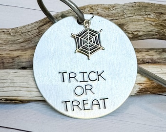 Trick or Treat Hand Stamped Plant Stake