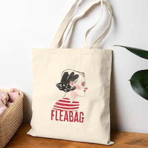 Fleabag Canvas Tote Bag - TV Series Tote Bag - Minimalist Tote Bag - Minimalism - Art - Phoebe Waller Bridge - Gift for her - It&#39;ll pass