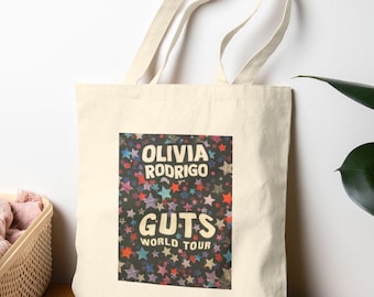 Olivia Rodrigo GUTS Tote Bag: Music Lover Gift