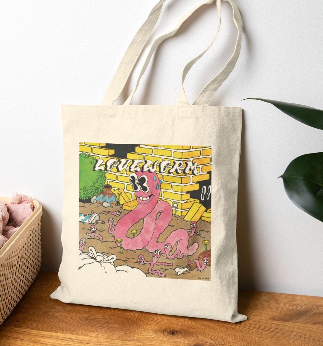 Beatopia Canvas Tote Bag: Beabadoobee Album Art, Minimalist Music Merch ...
