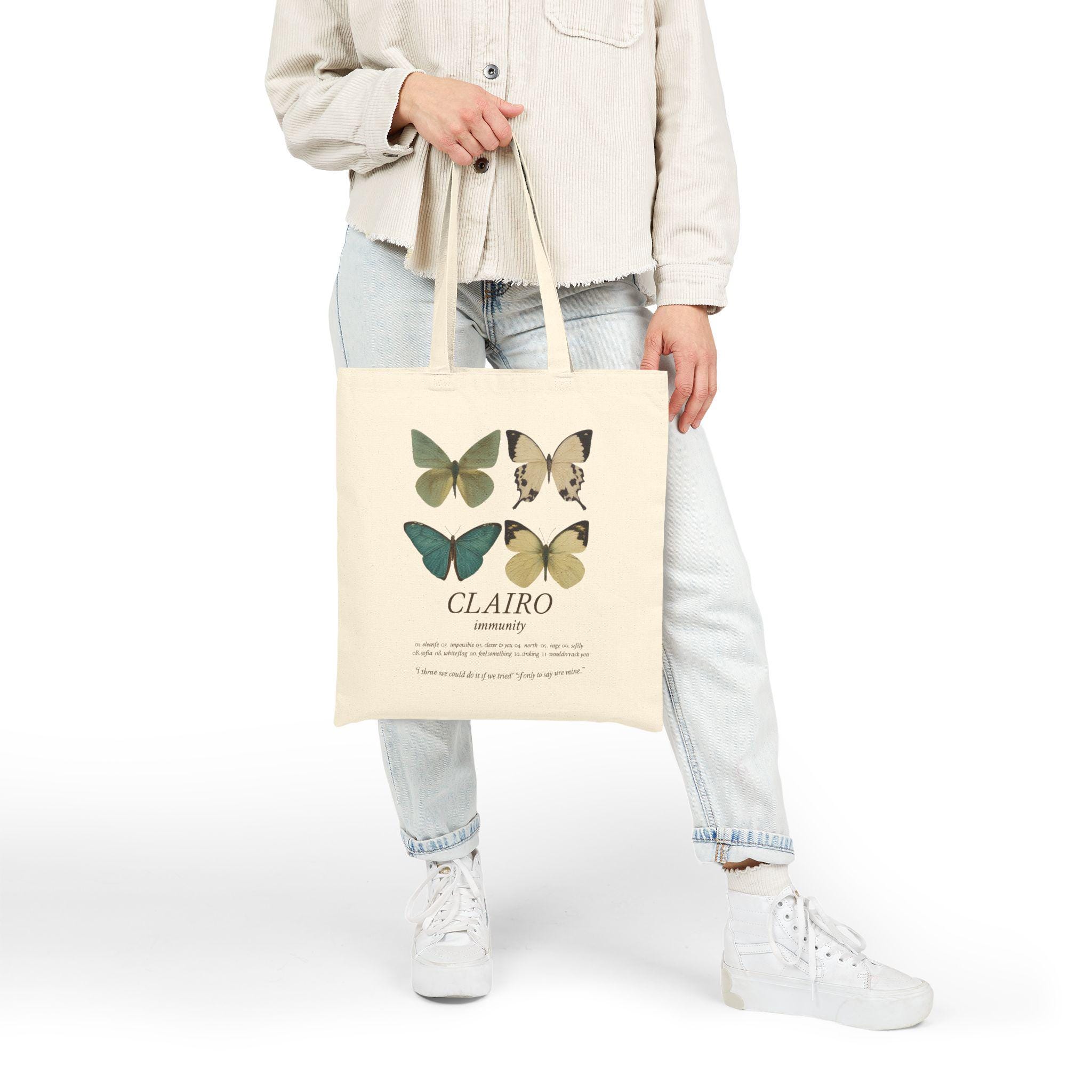 Clairo Cotton Canvas Tote Bag - Clairo Immunity Merch - Musician