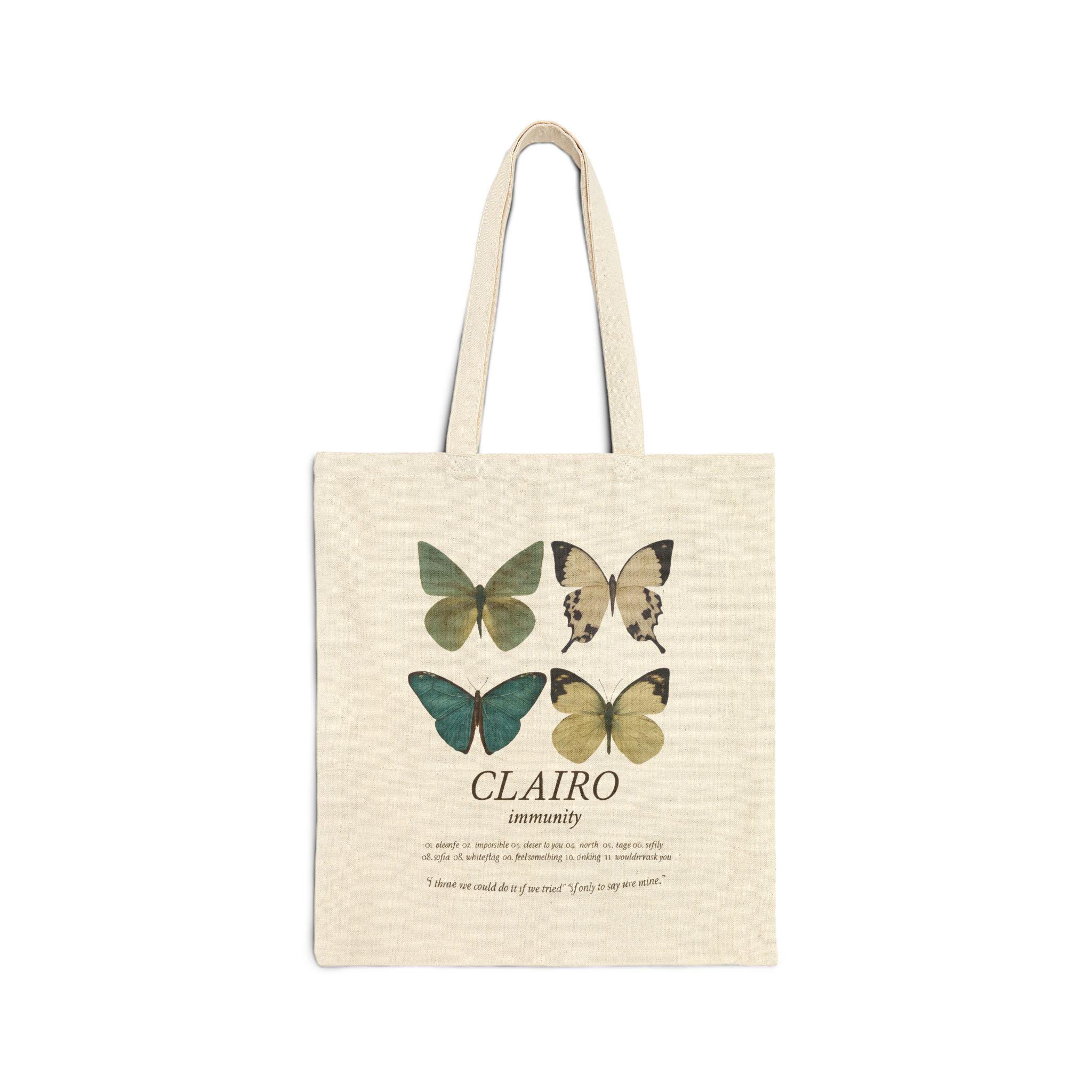 Clairo Cotton Canvas Tote Bag - Clairo Immunity Merch - Musician