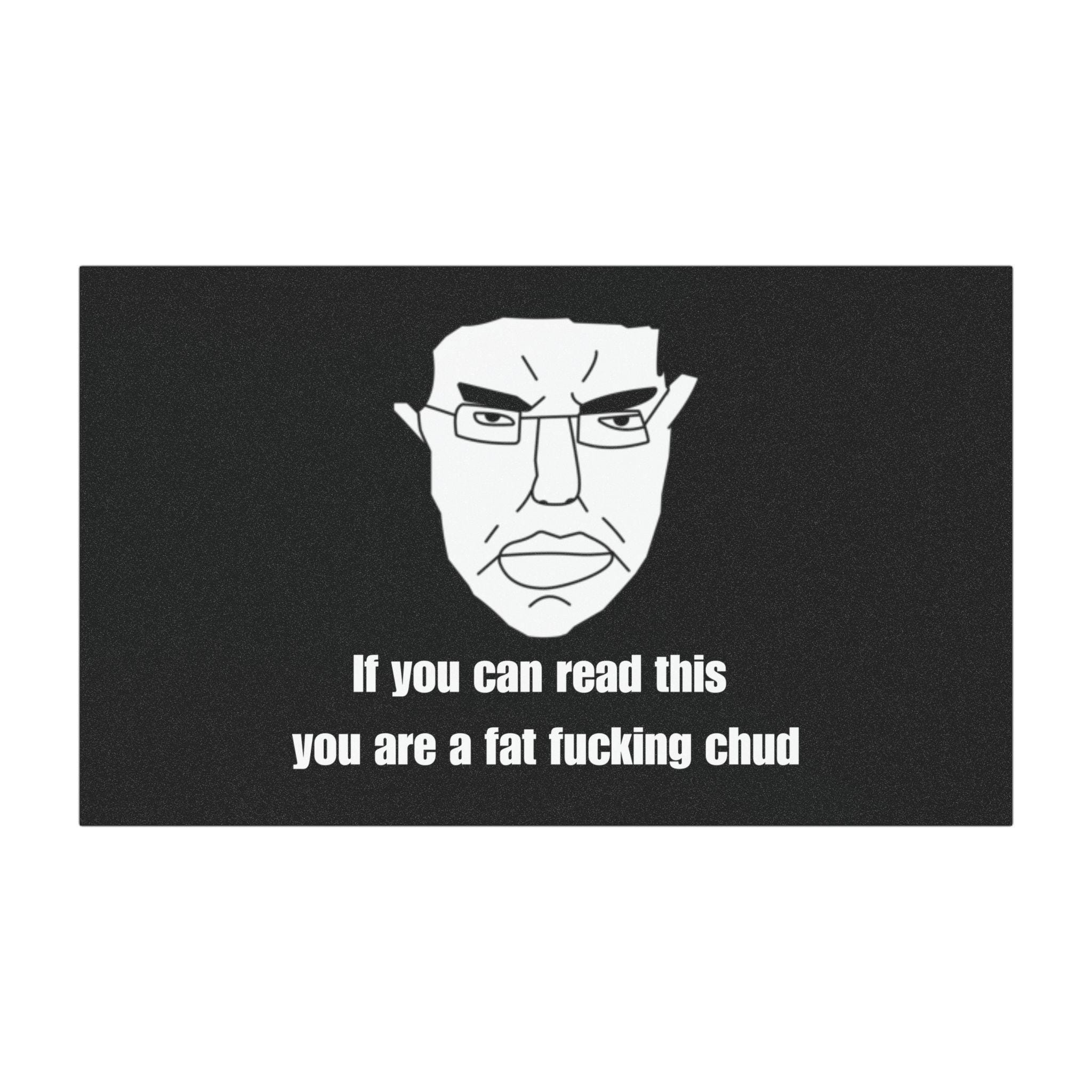 Chud Rage Sticker Fat Chud Meme Car Magnet | Funny Meme Sticker for Vehicles - Etsy