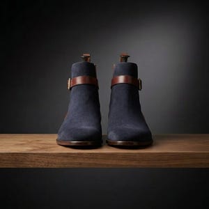 navy dress brown boots Izzy Shirt Dress in Runway Spot Navy main image 0