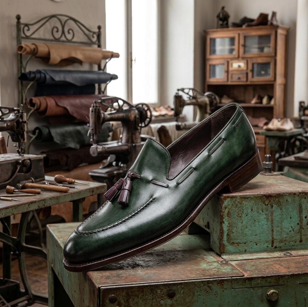 green emerald velvet dress AOMISHOES The Emerald Green With Gem Dress Shoes #8091  Aomishoes