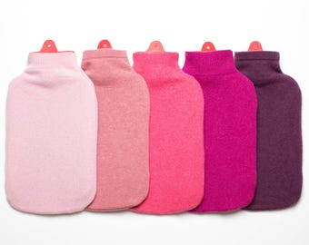 100% Cashmere Upcycled Sweater Hot Water Bottle Cover Pattern Sewing Tutorial Heart Repurpose Christmas Gift Handmade Easy Beginner Friendly