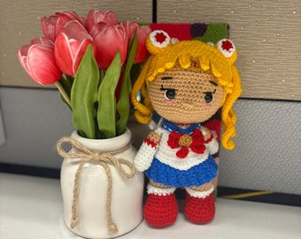 Sailor Moon Amigurumi Doll- Crocheted Anime Character