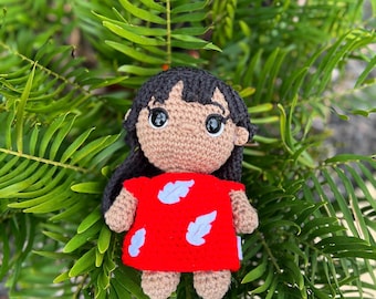 Lilo Crocheted Amigurumi Doll— LILO and Stitch